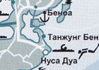 Туристическая карта Бали