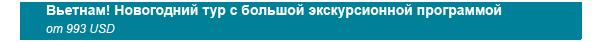 Вьетнам. Новогодний тур с большой экскурсионной программой